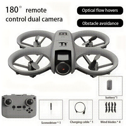 2025 Upgraded 4K Drone with FPV, -Like Real-Time Video & Obstacle Avoidance, One-Key Auto Hover/Return, 2 Batteries Long Flight, App-Controlled RC Quadcopter for, Gift with Flight Box