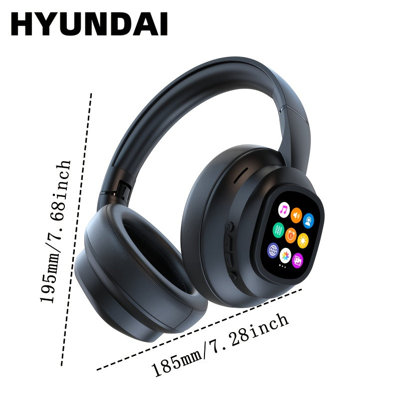 for HYUNDAI HY - X1 PRO AI Translation LCD Touch Global Business Travelers International Meetings 2025 Trendy Headphones