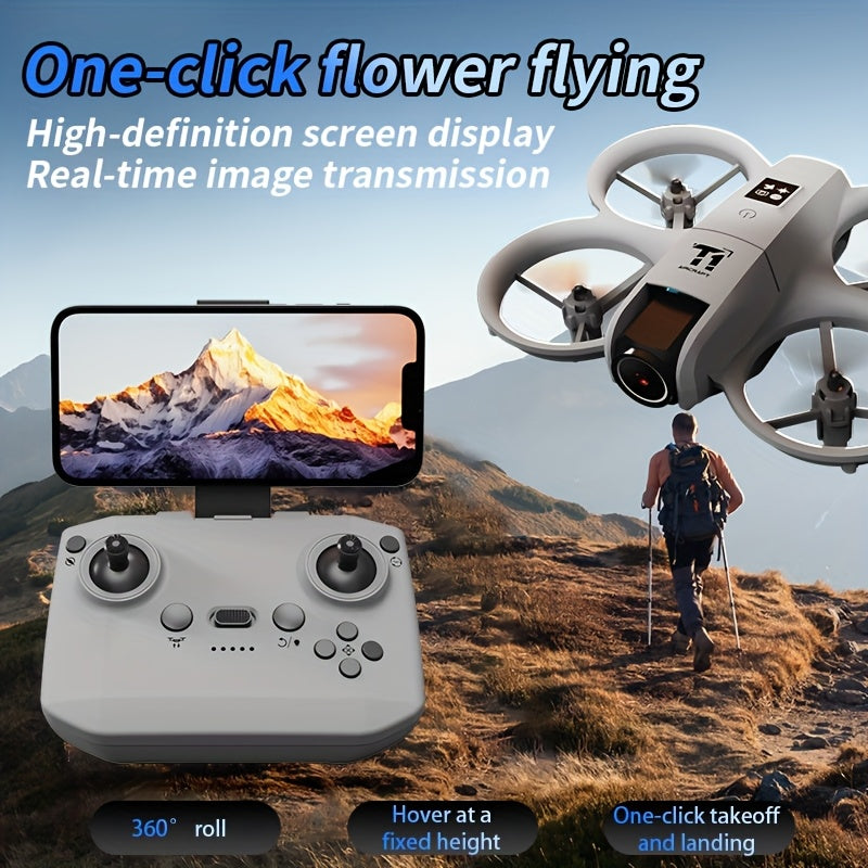2025 Upgraded 4K Drone with FPV, -Like Real-Time Video & Obstacle Avoidance, One-Key Auto Hover/Return, 2 Batteries Long Flight, App-Controlled RC Quadcopter for, Gift with Flight Box