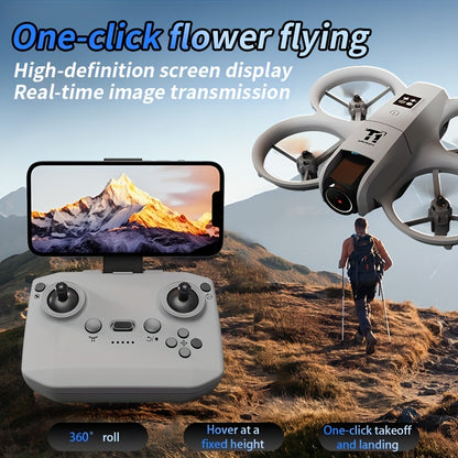 2025 Upgraded 4K Drone with FPV, -Like Real-Time Video & Obstacle Avoidance, One-Key Auto Hover/Return, 2 Batteries Long Flight, App-Controlled RC Quadcopter for, Gift with Flight Box