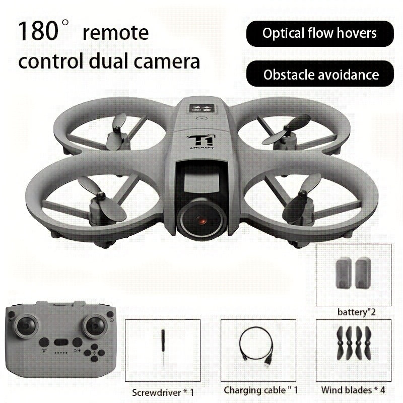 2025 Upgraded 4K Drone with FPV, -Like Real-Time Video & Obstacle Avoidance, One-Key Auto Hover/Return, 2 Batteries Long Flight, App-Controlled RC Quadcopter for, Gift with Flight Box