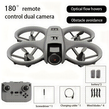 2025 Upgraded 4K Drone with FPV, -Like Real-Time Video & Obstacle Avoidance, One-Key Auto Hover/Return, 2 Batteries Long Flight, App-Controlled RC Quadcopter for, Gift with Flight Box